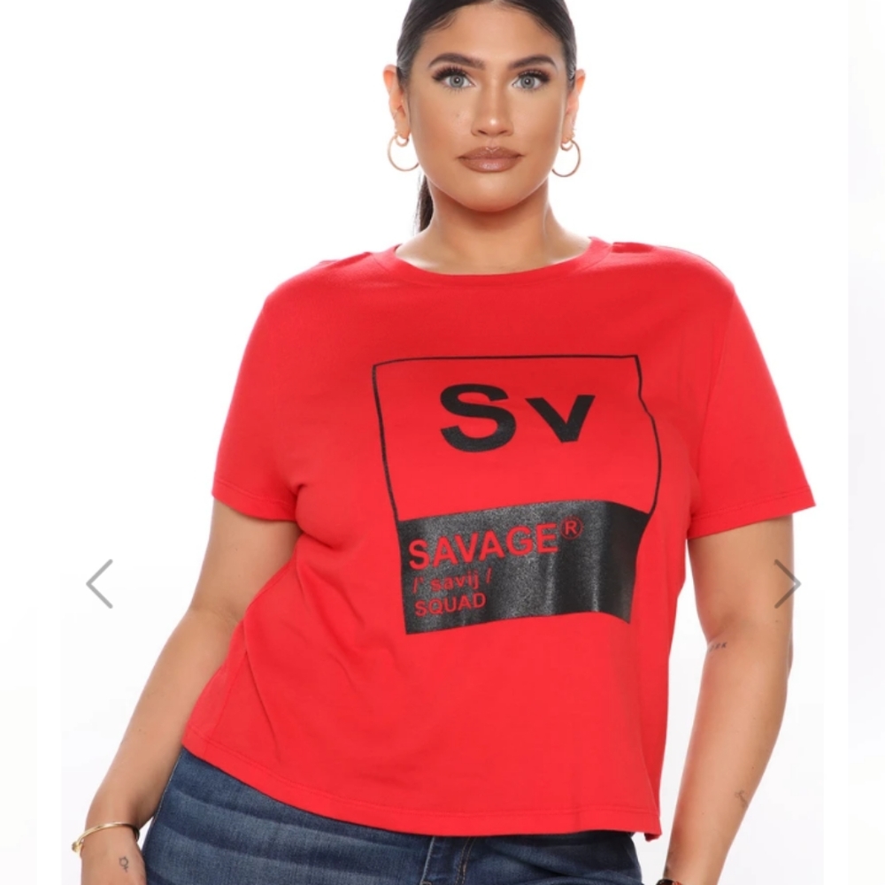 Fashion Nova Savage tee shirt